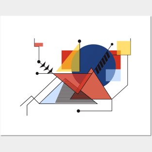 Geometric Abstract #14 Posters and Art
